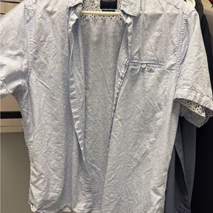 Denim & Flower by Ricky Singh (Short Sleeve Button Up)